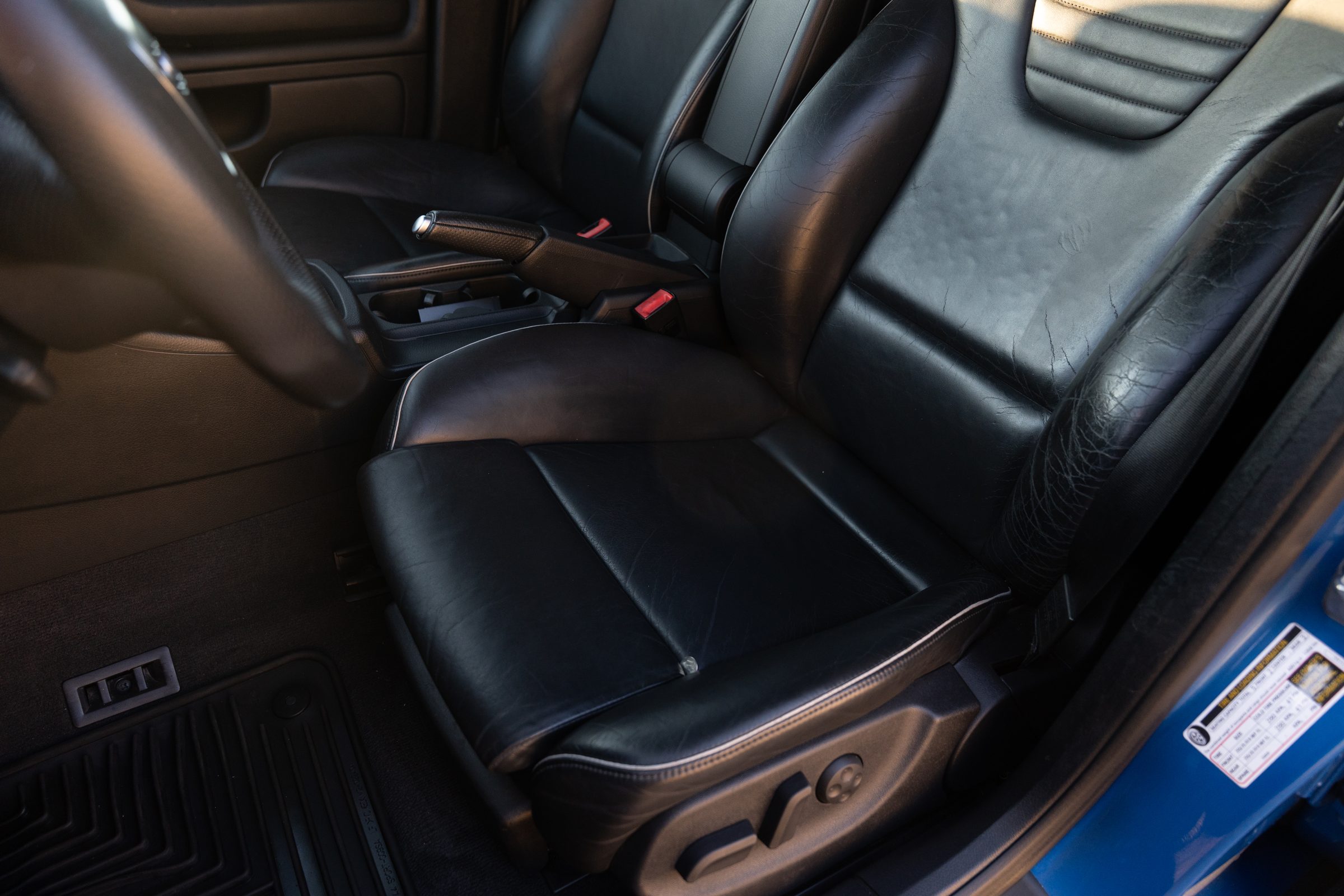 Front seats from above
