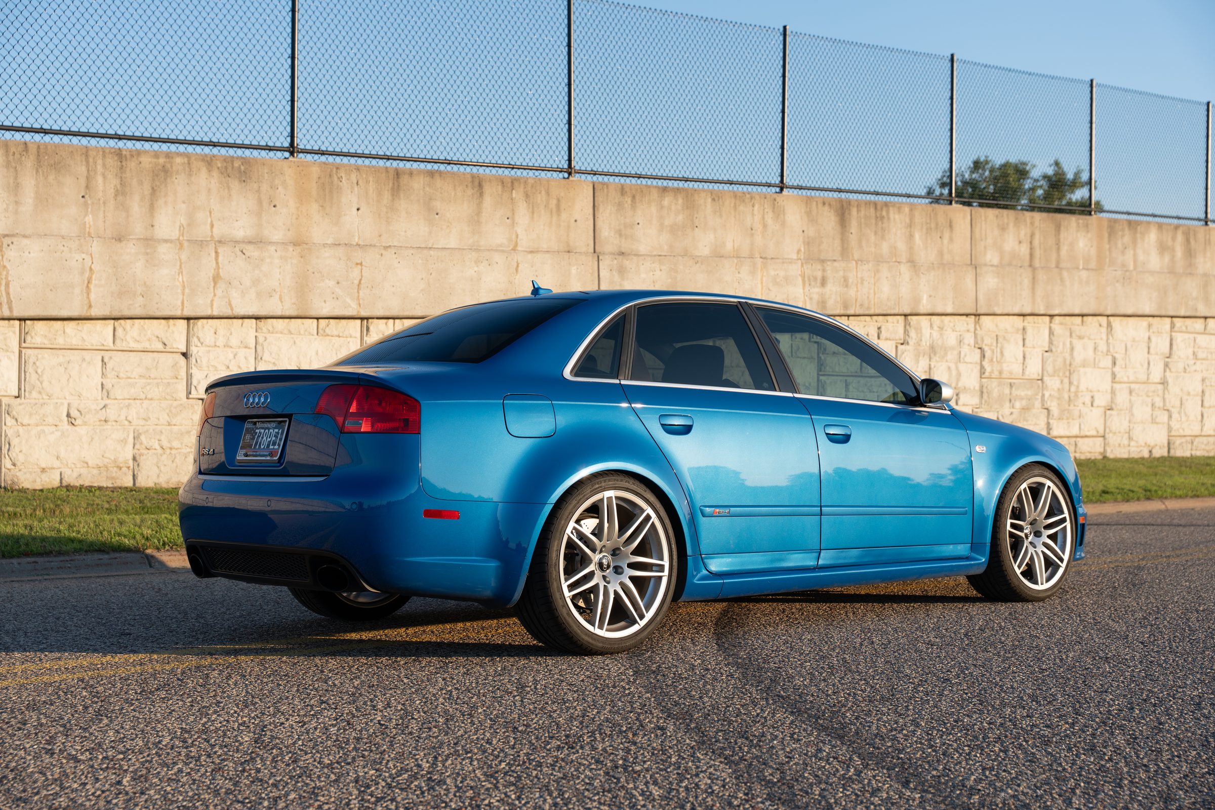 Rear three-quarter view