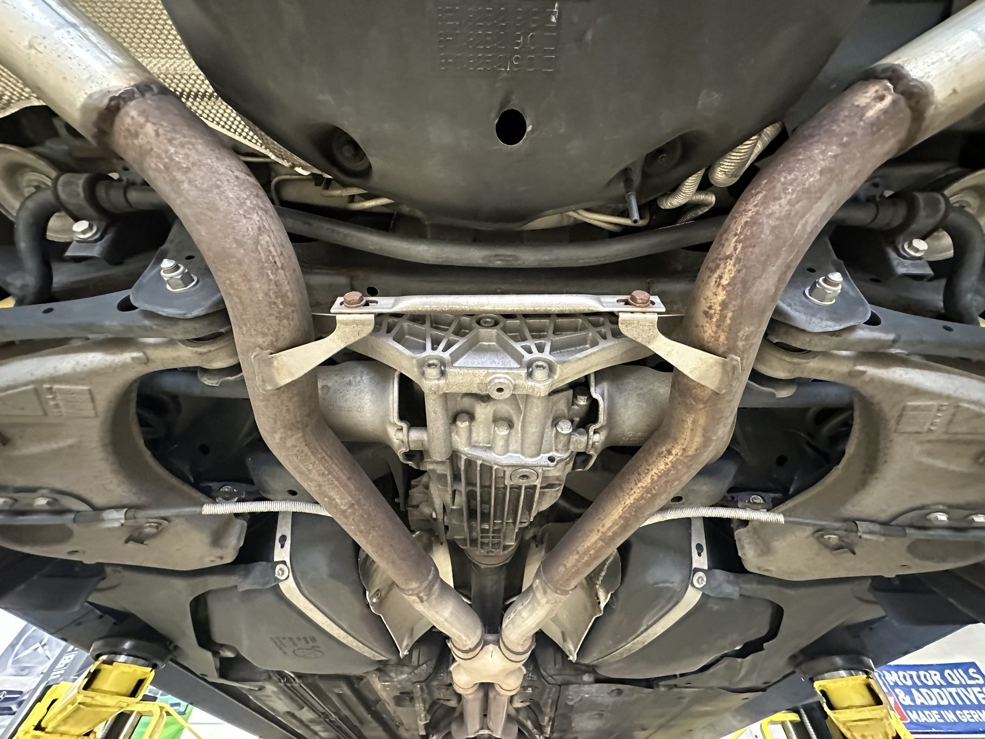 Underbody detail shot