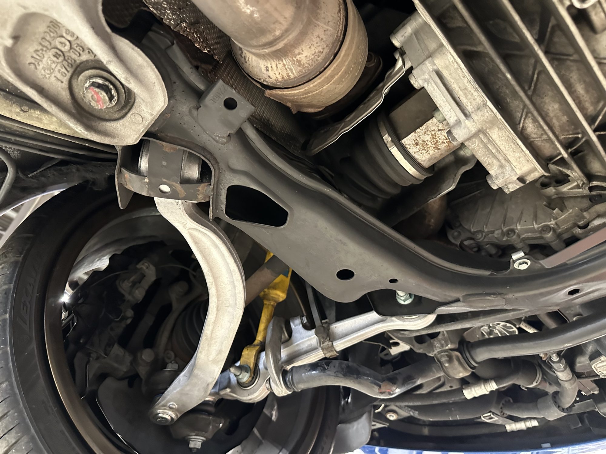 Underbody detail shot
